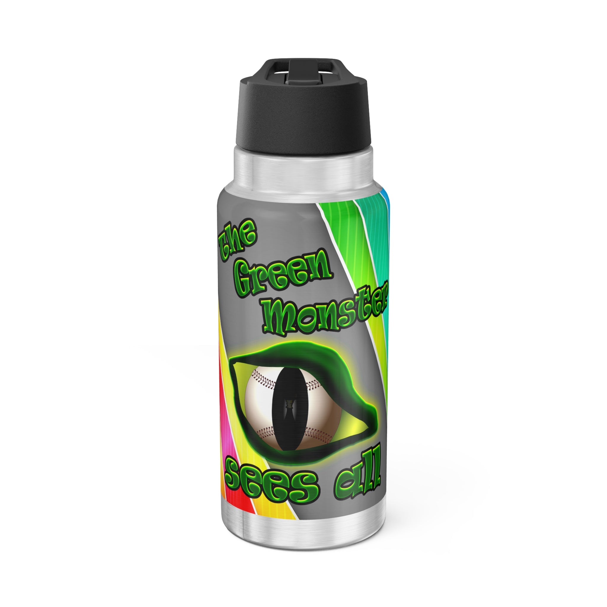 green monster - Gator Tumbler, 32oz  (rainbow split)