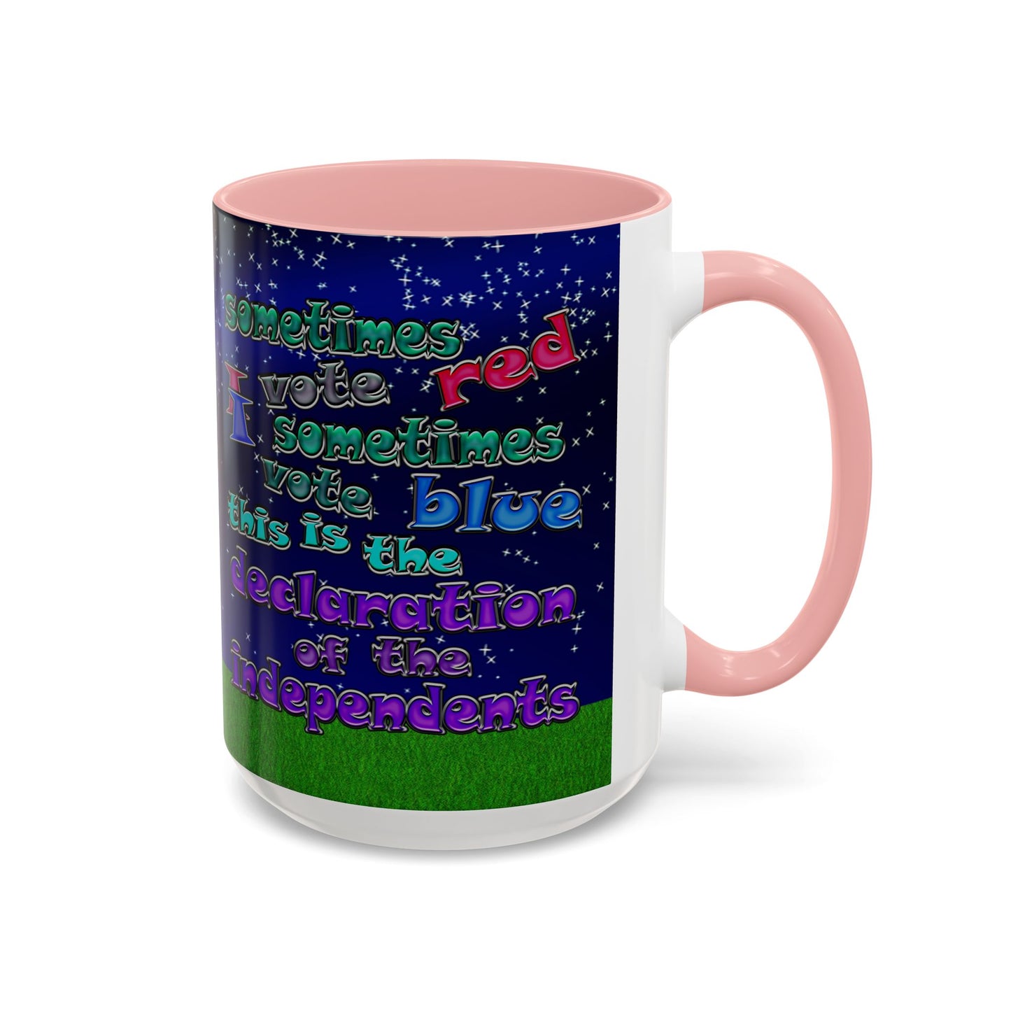 declaration of the independents - Accent Mug ('snoops' background)