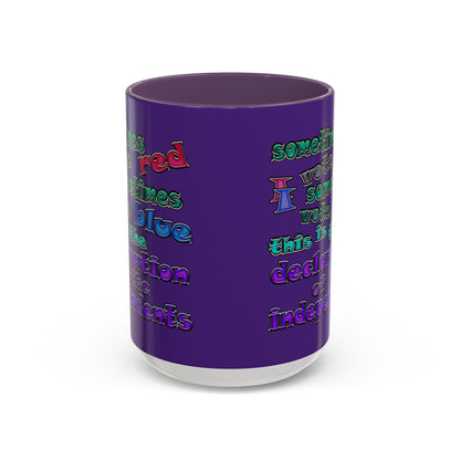 declaration of the independents - Accent Mug (purple)