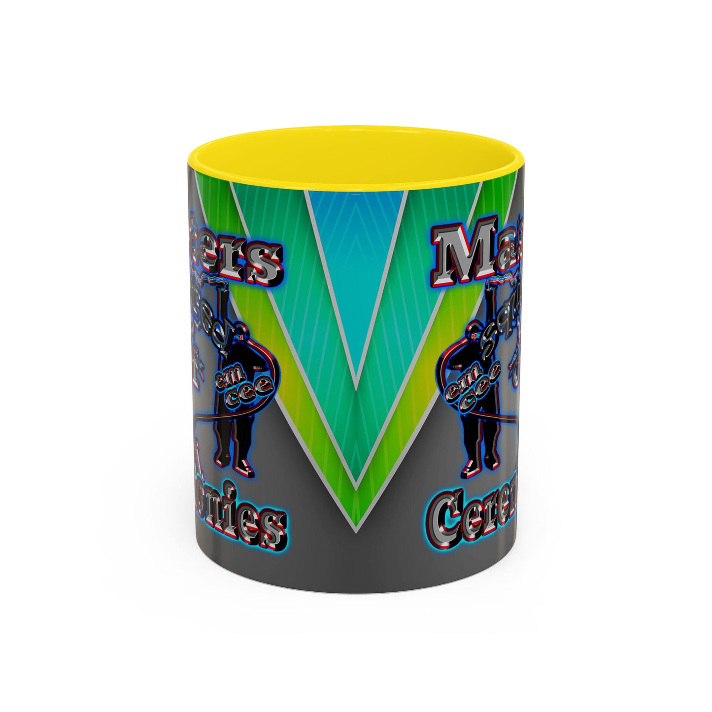 em cee squared - Accent Mug (rainbow split)
