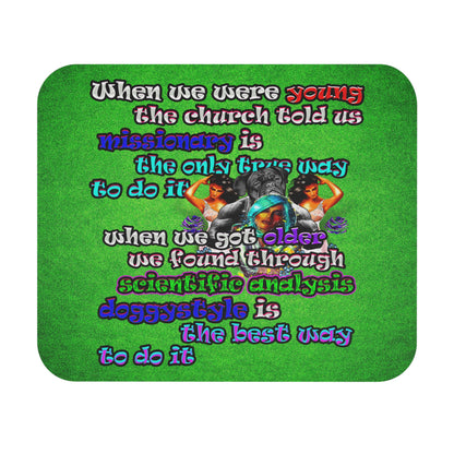 doggystyle - Mouse Pad (Rectangle) (green turf)