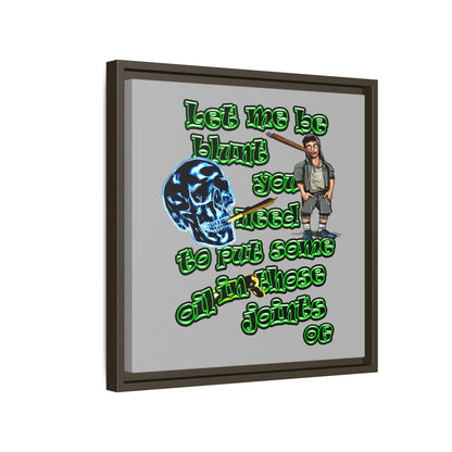 og - framed canvas art (light grey)