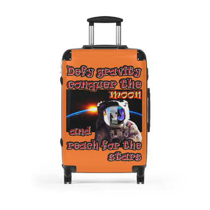 defy conquer reach - Suitcase (crusta)