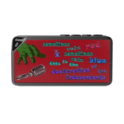 declaration of the independents - Jabba Bluetooth Speaker (dark red)