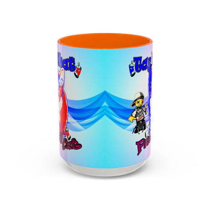 tag that - Accent Mug (light blue-pink wave)