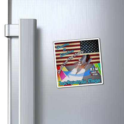 shoot for the stars - Magnets - (rainbow split)