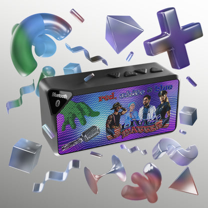 rw&b lives matter - Jabba Bluetooth Speaker (purple wave)