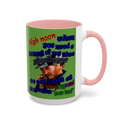 high noon - Accent Mug (green)