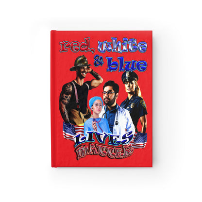 rw&b lives matter - journal-lined (red)