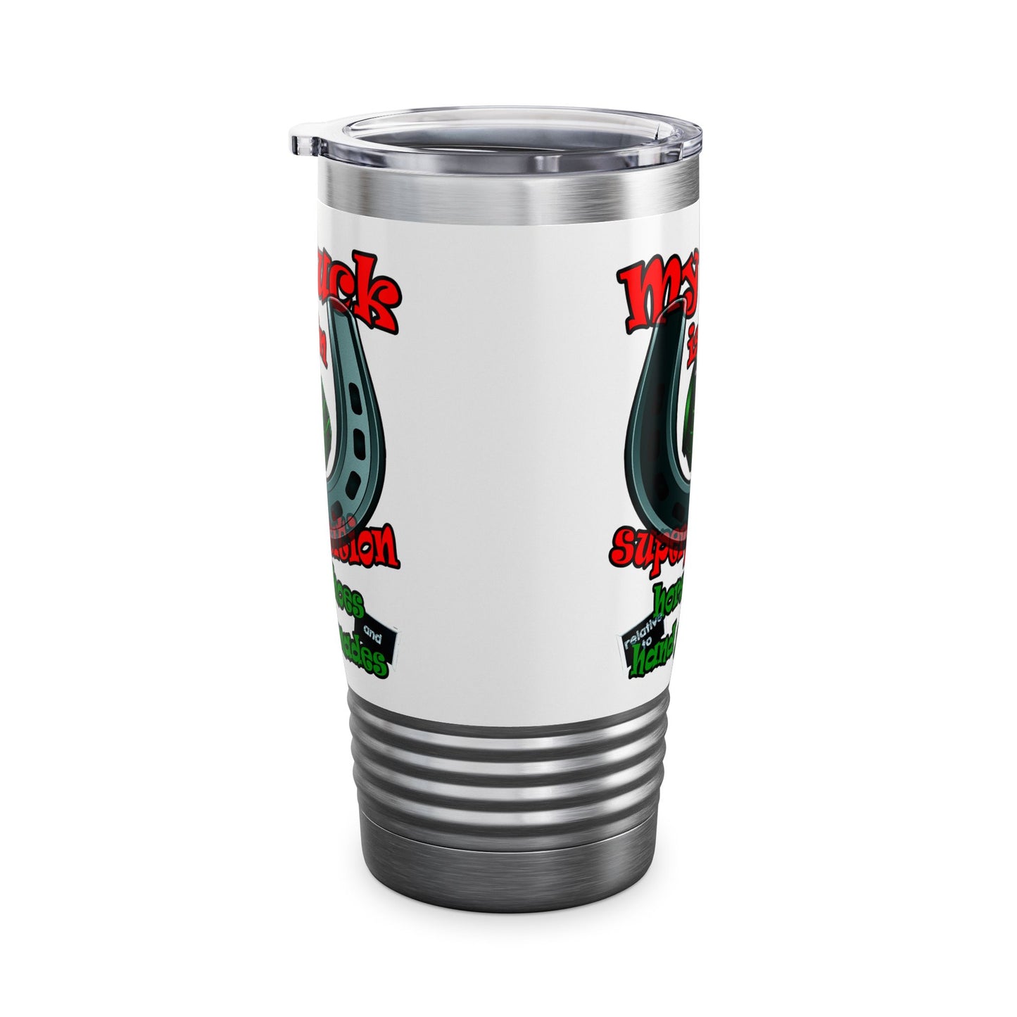 my luck - Ringneck Tumbler, 20oz (white)