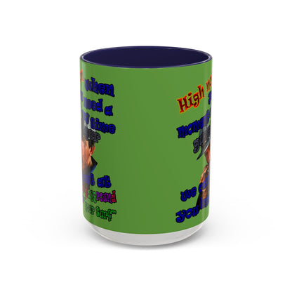 high noon - Accent Mug (green)