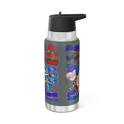 drop the beat - Gator Tumbler, 32oz (dark grey)