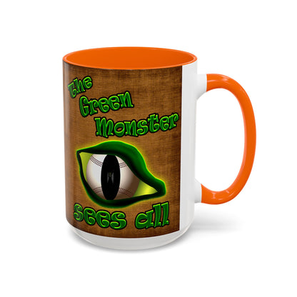 green monster - Accent Mug (brown papyrus)
