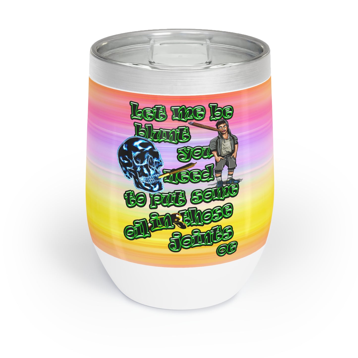 og - Chill Wine Tumbler (color blur)