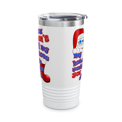 santa's shoes - Ringneck Tumbler, 20oz (white)