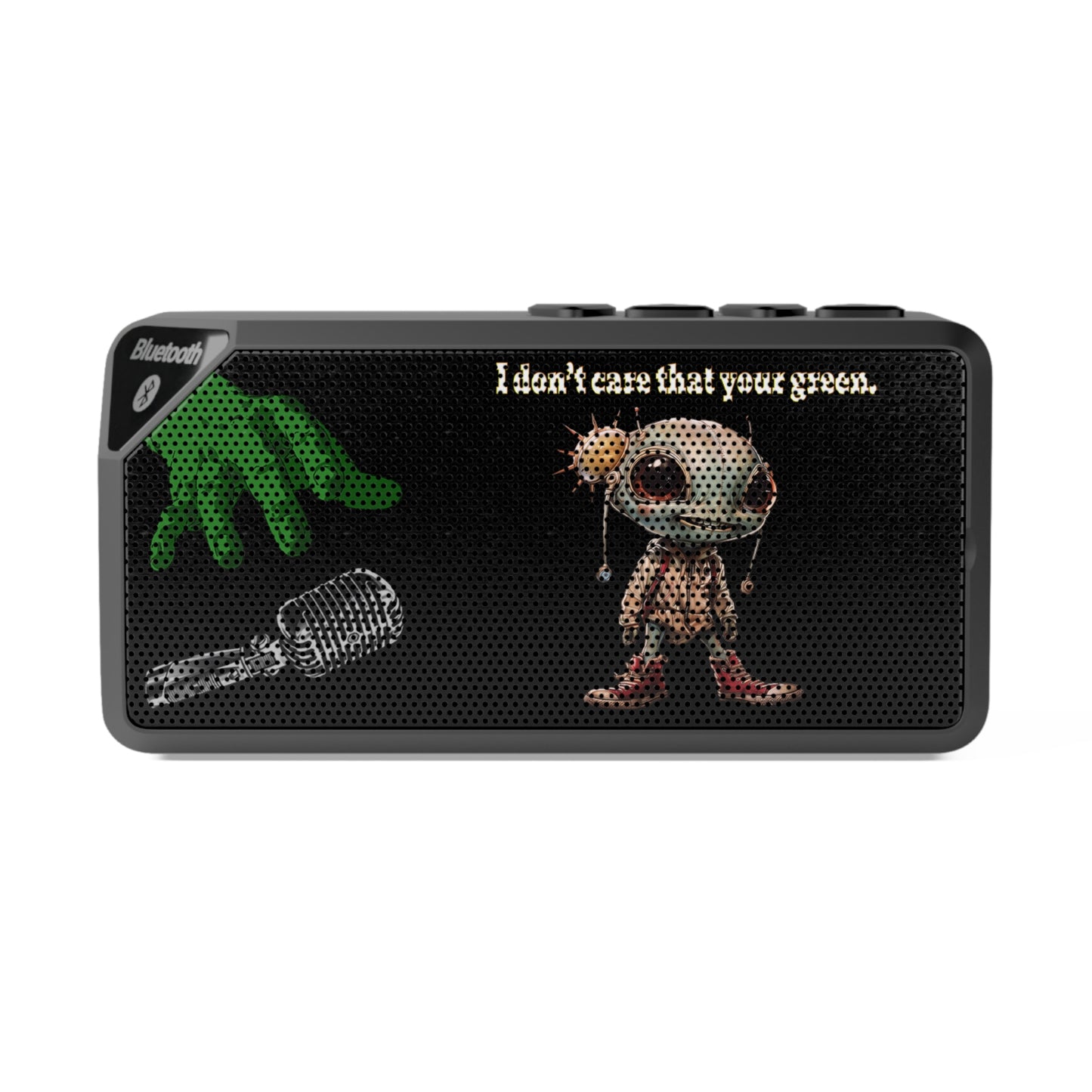 I don't care that your green - Jabba Bluetooth Speaker (black)