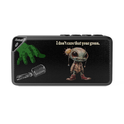 I don't care that your green - Jabba Bluetooth Speaker (black)
