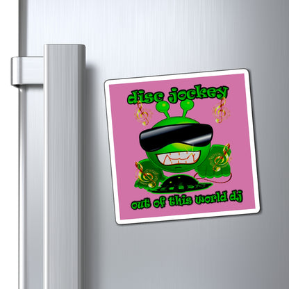 disc jockey - Magnets - (light pink)