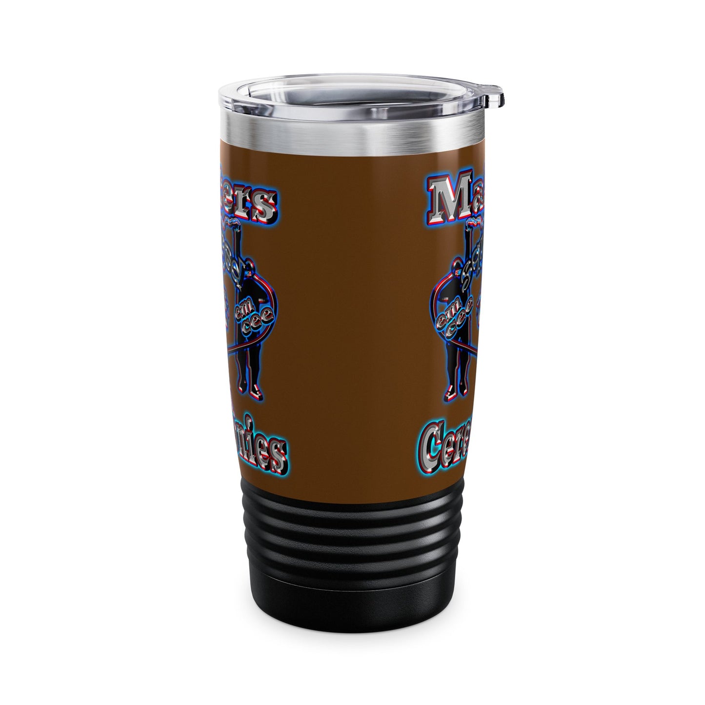 em cee squared - Ringneck Tumbler, 20oz (brown)