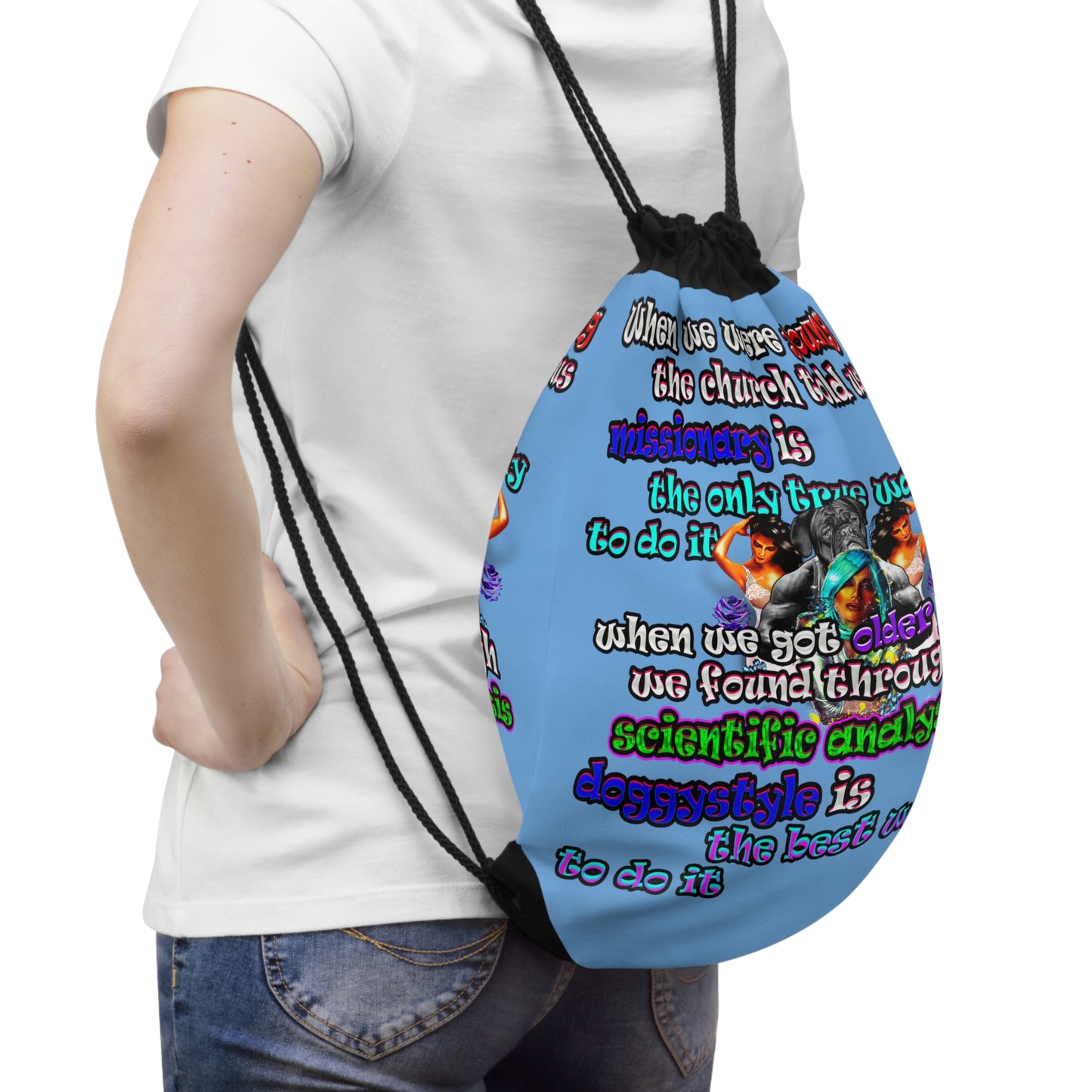 doggystyle - Drawstring Bag (light blue)