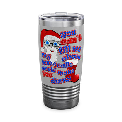 santa's shoes - Ringneck Tumbler, 20oz (light grey)