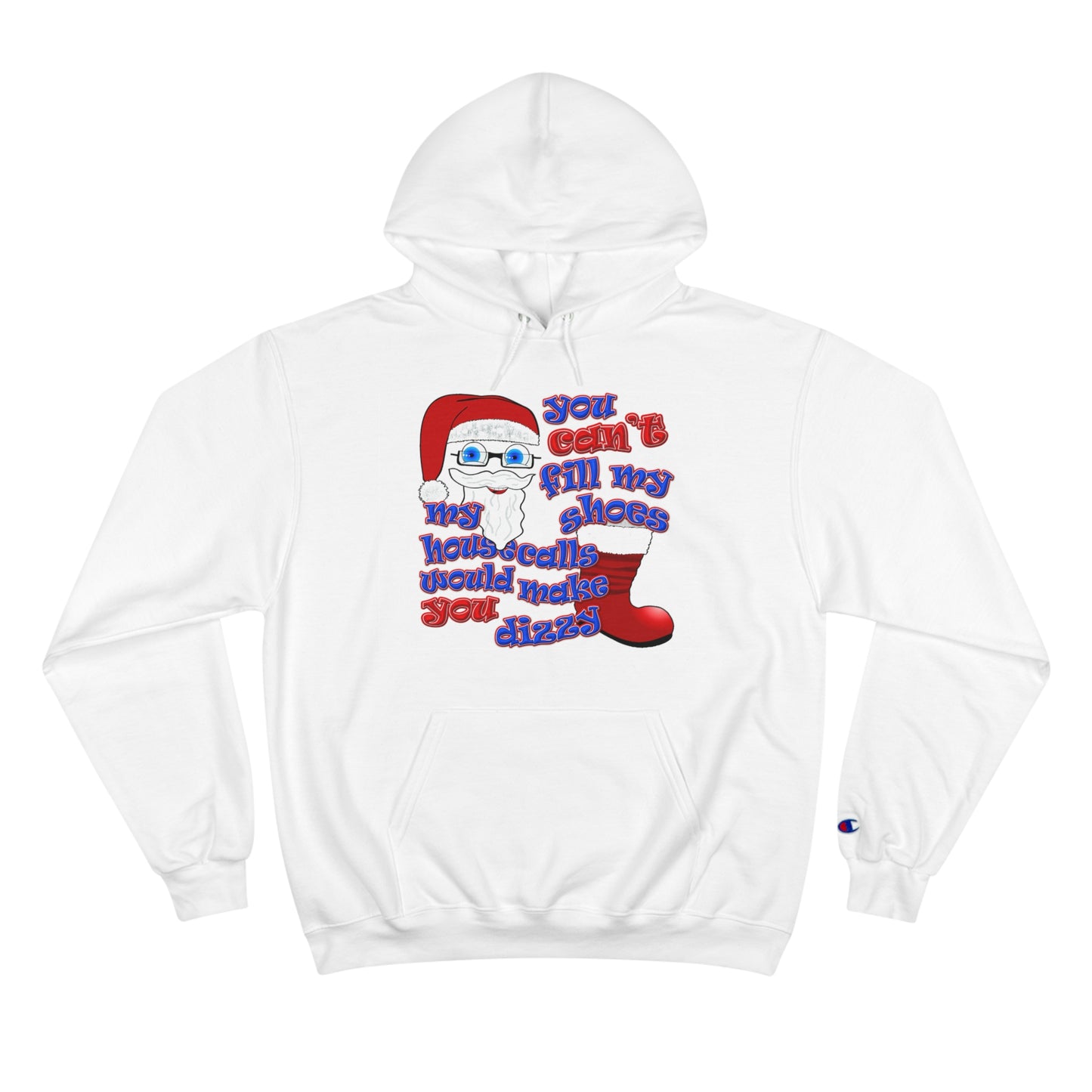 santa's shoes - Champion Hoodie