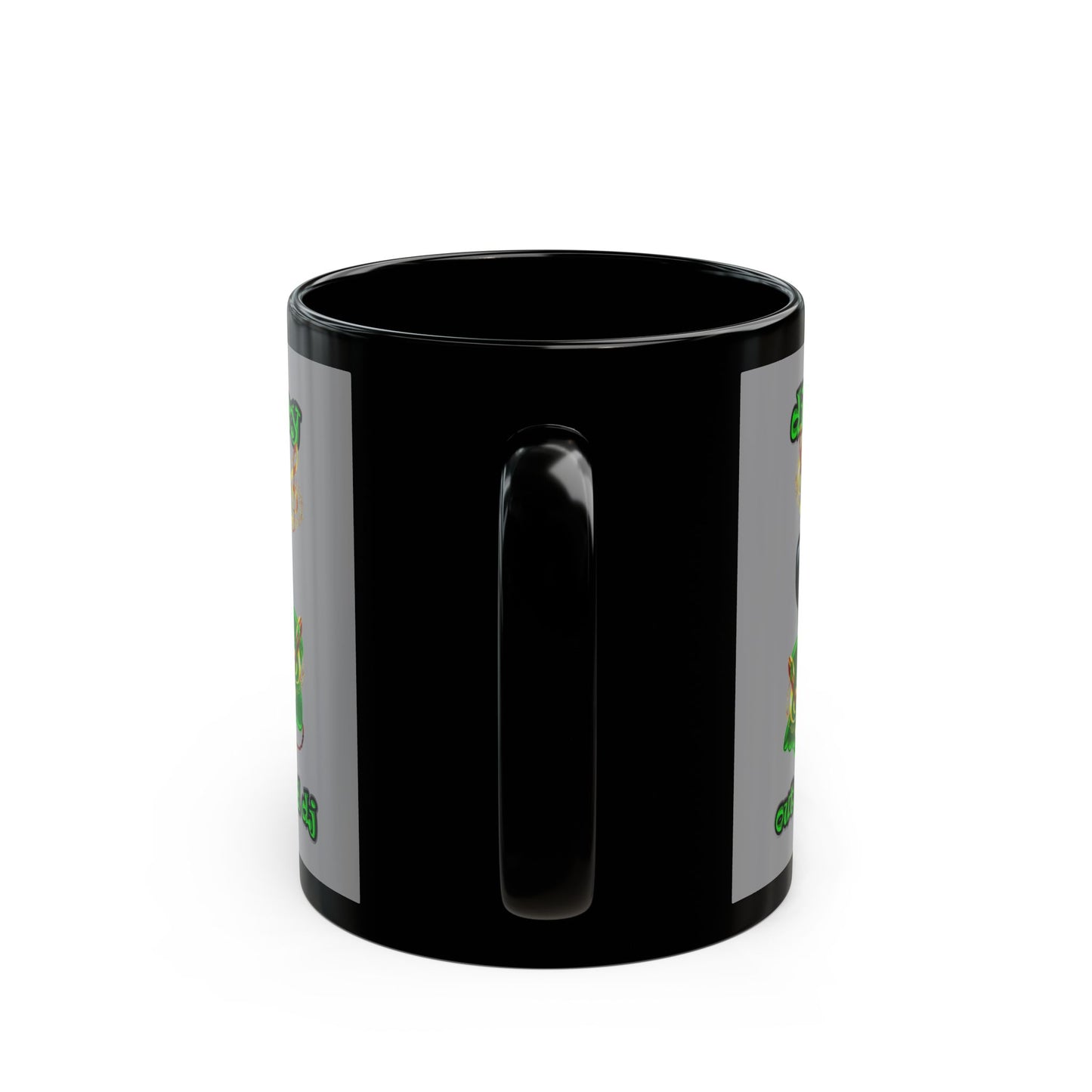 disc jockey - Black Mug (grey)