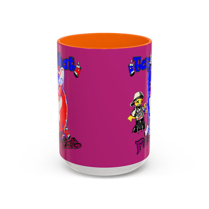 tag that - Accent Mug (pink)