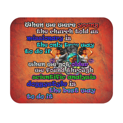 doggystyle - Mouse Pad (Rectangle) (burnt orange)
