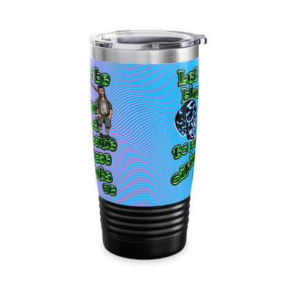 og - Ringneck Tumbler, 20oz (light blue-purple wave)