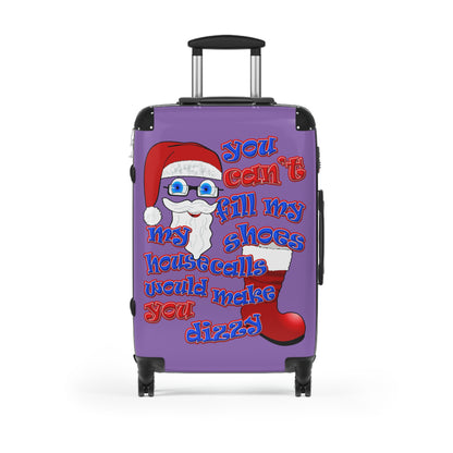 santa's shoes - Suitcase (light purple)