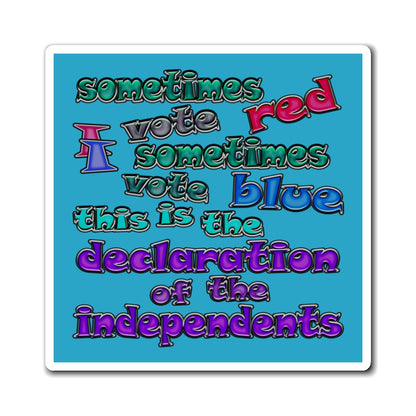 declaration of the independents - Magnets - (turquoise)