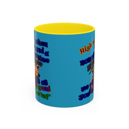 high noon - Accent Mug (turquoise)