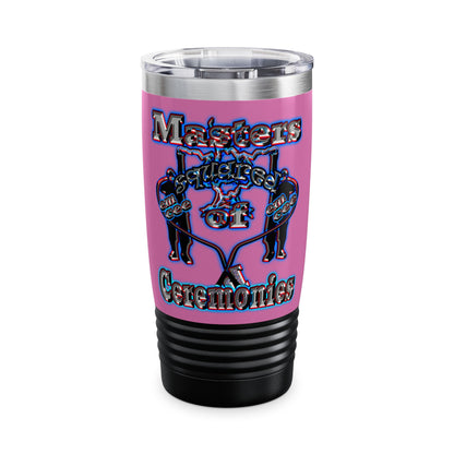 em cee squared - Ringneck Tumbler, 20oz (light pink)
