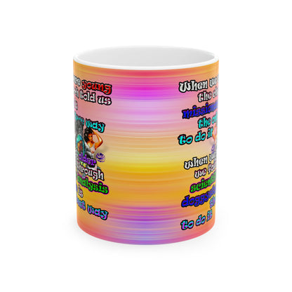 doggystyle - White Mug (color blur)