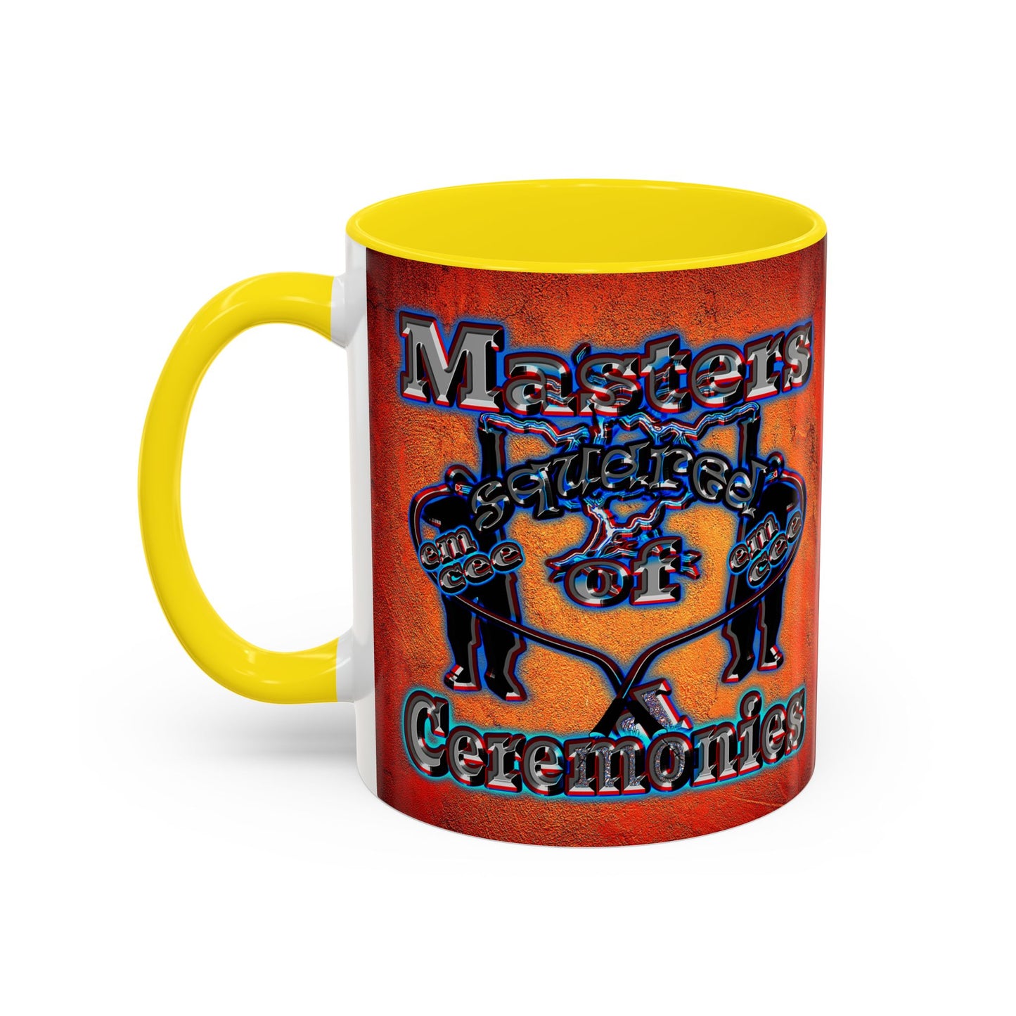 em cee squared - Accent Mug (burnt orange)