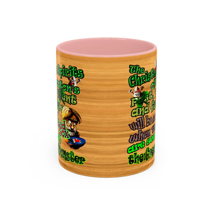 christmas spirits of boston - Accent Mug (butterscotch wood finish)