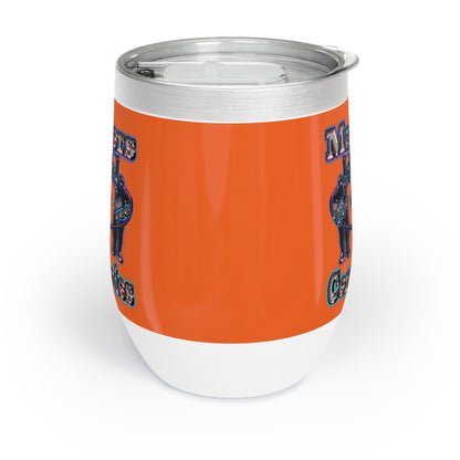 em cee squared - Chill Wine Tumbler (orange)