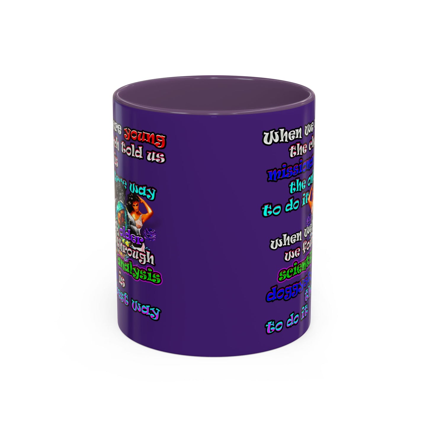 doggystyle - Accent Mug (purple)