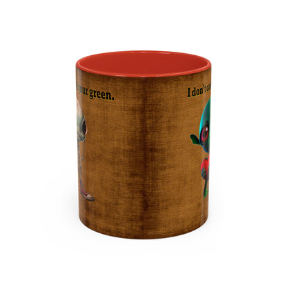 I don't care that your grey - Accent Mug (brown papyrus)