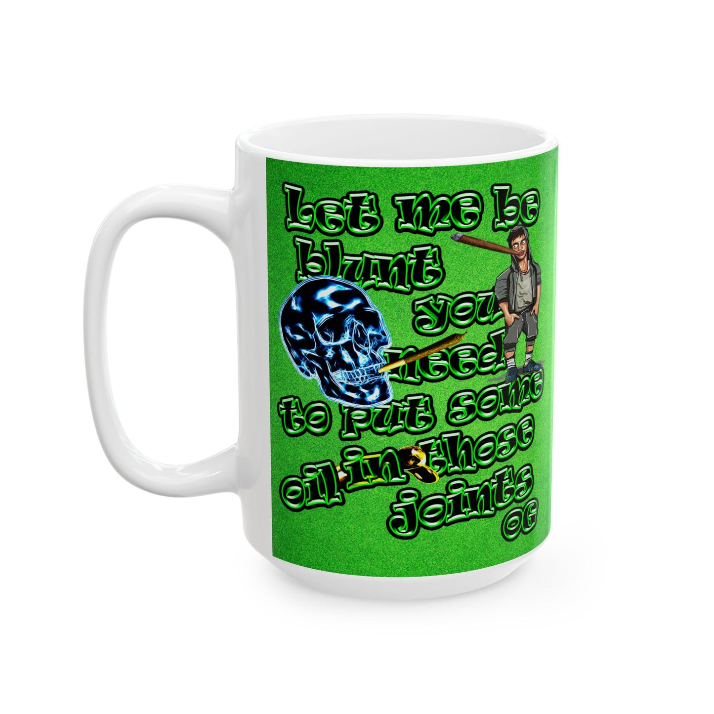 og - White Mug (green turf)