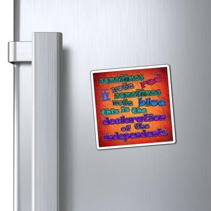 declaration of the independents - Magnets - (burnt orange)