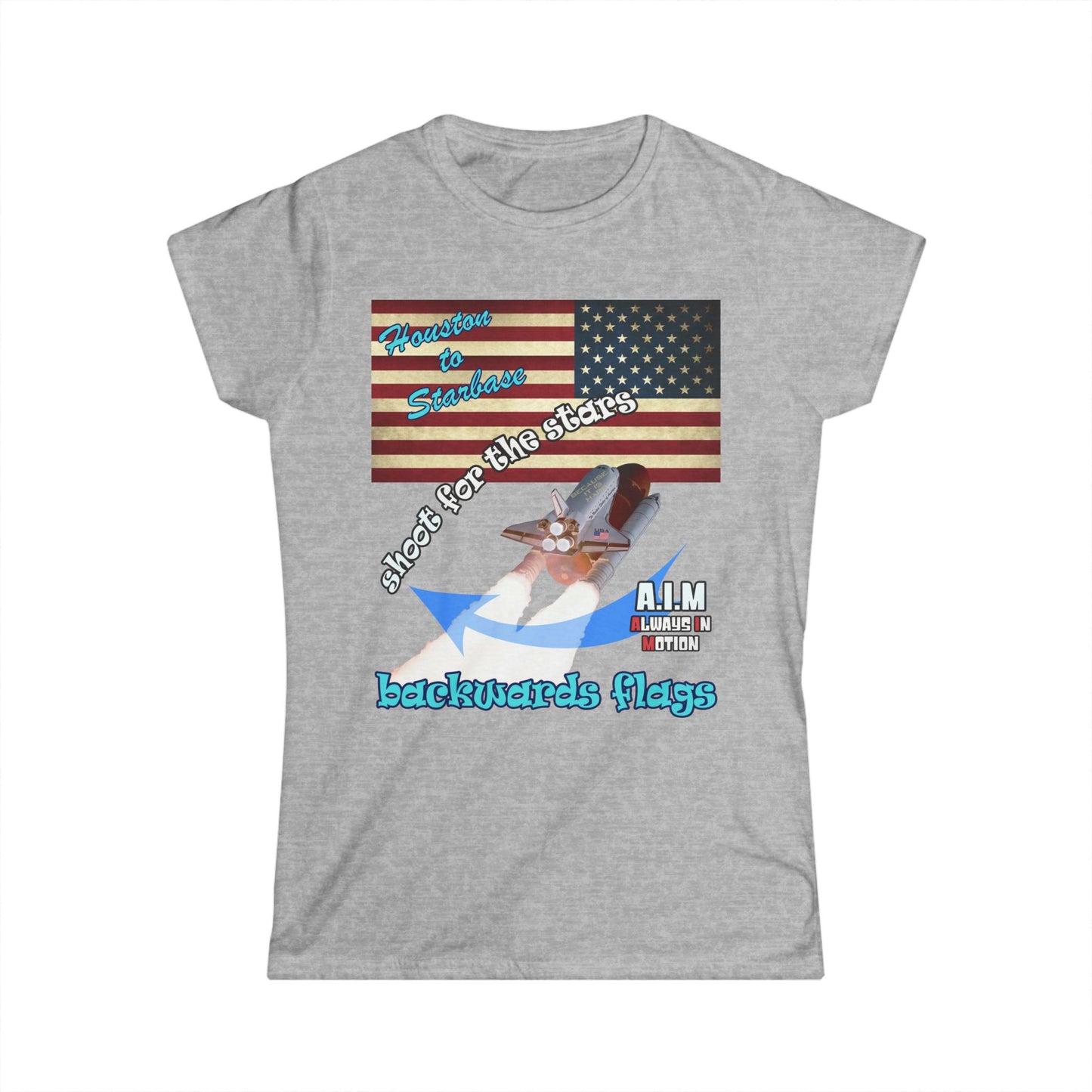 shoot for the stars - Women's Softstyle Tee