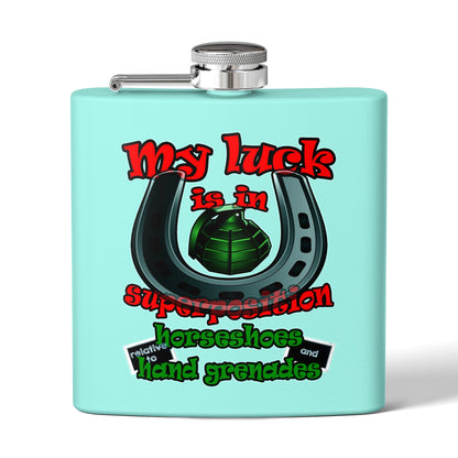 my luck - Stainless Steel Flask