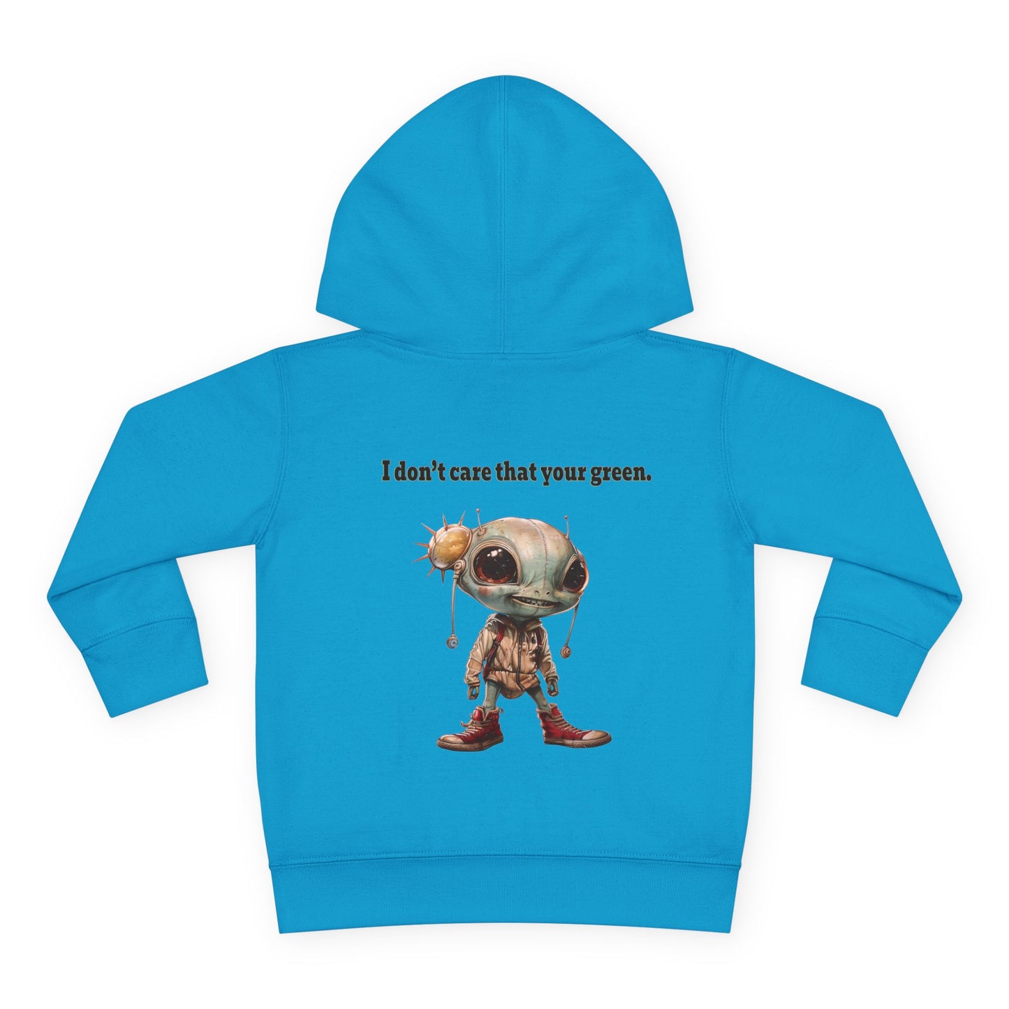 I don't care that your grey - Toddler Pullover Fleece Hoodie