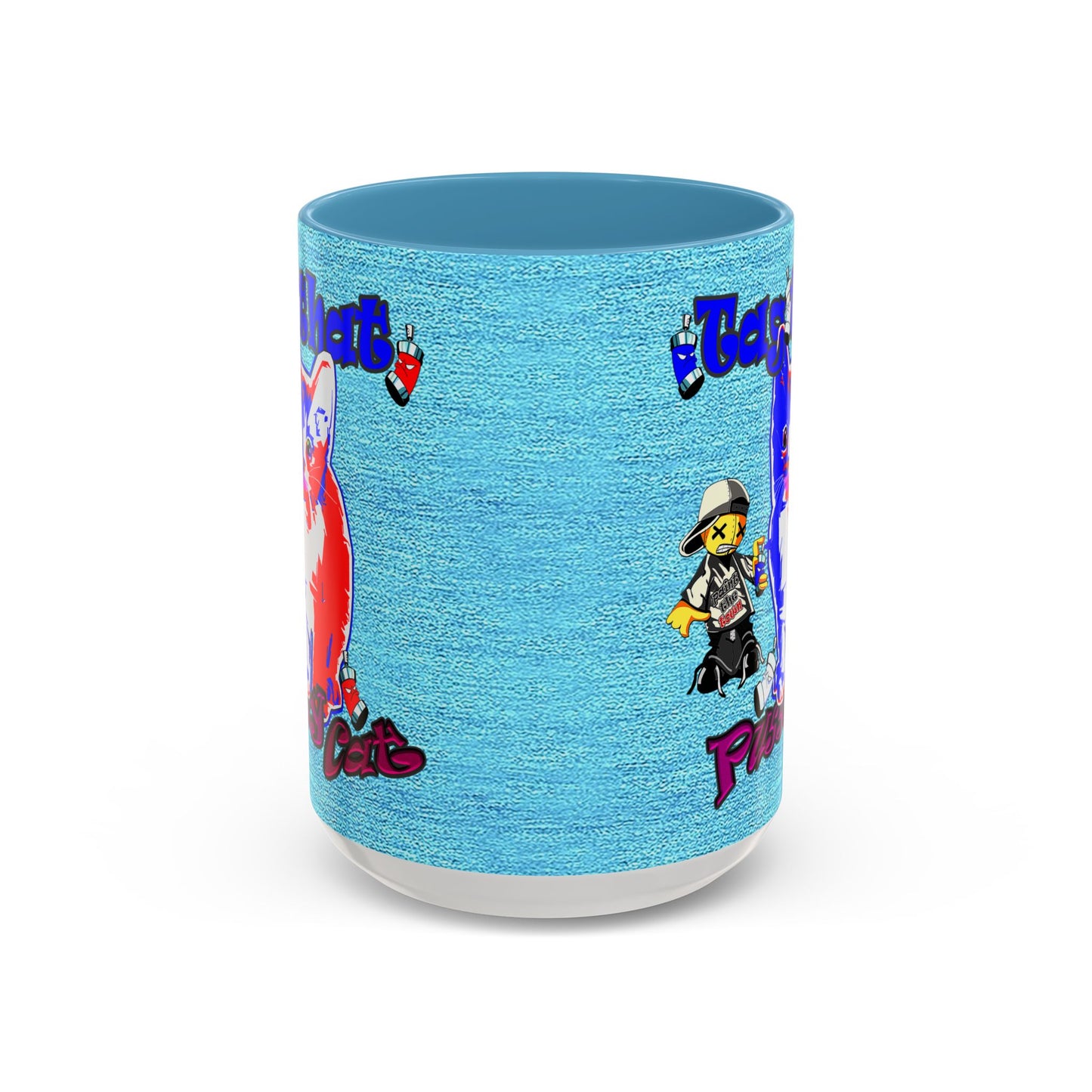 tag that - Accent Mug (faded blue)