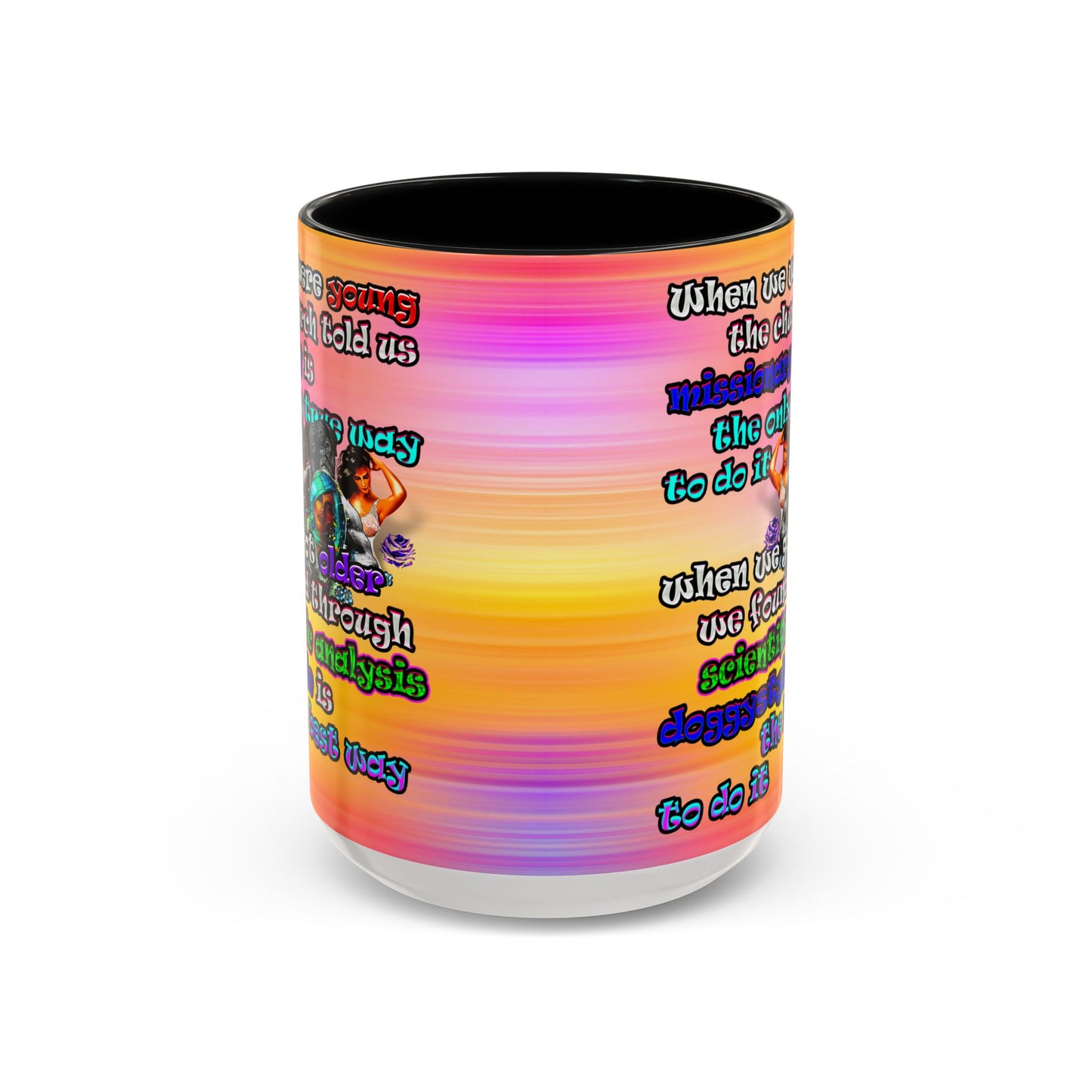 doggystyle - Accent Mug (color blur)
