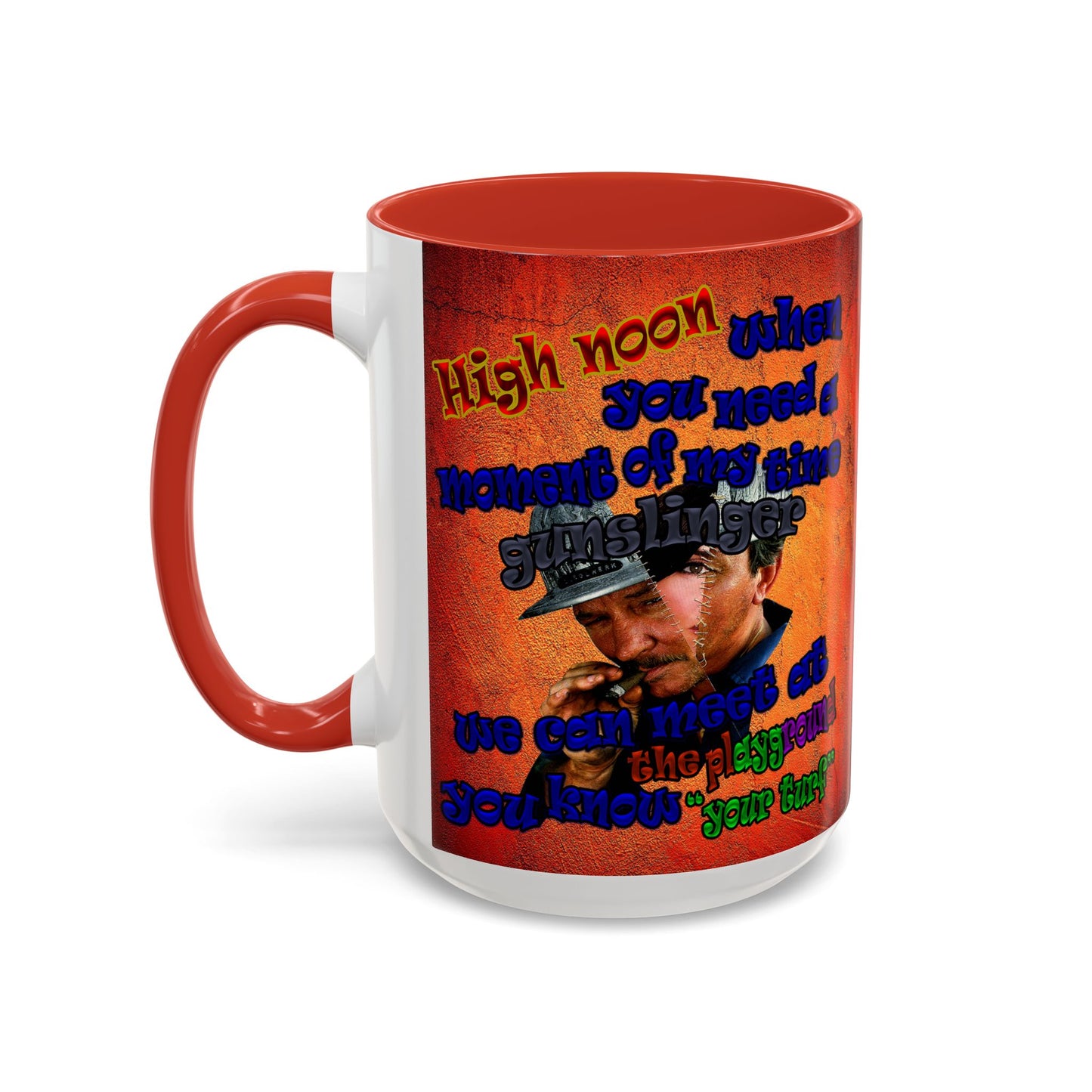 high noon - Accent Mug (burnt orange)