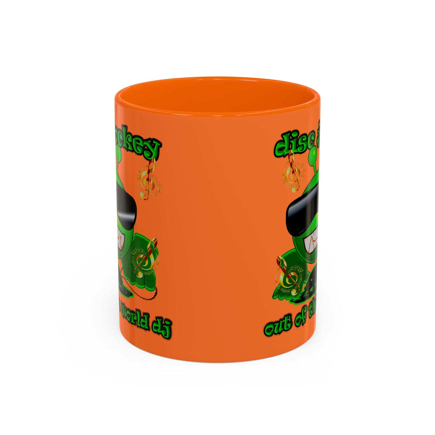 disc jockey - Accent Mug (crusta)