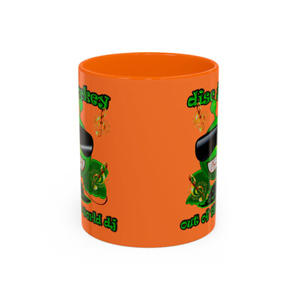 disc jockey - Accent Mug (crusta)